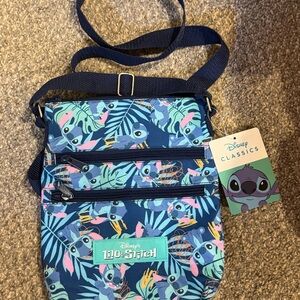 Disney Lilo & Stitch Crossbody Bag Tropical Print NWT